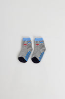 Lote 3 Pares Meias Antiderrapantes Estampadas Menino