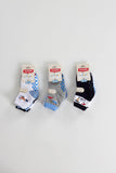 Lote 3 Pares Meias Antiderrapantes Estampadas Menino